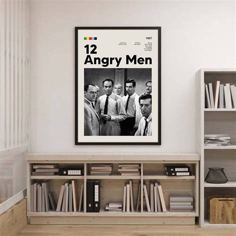 12 Angry Men Poster 12 Angry Men 1957 Movie Poster Vintage Movies Poster