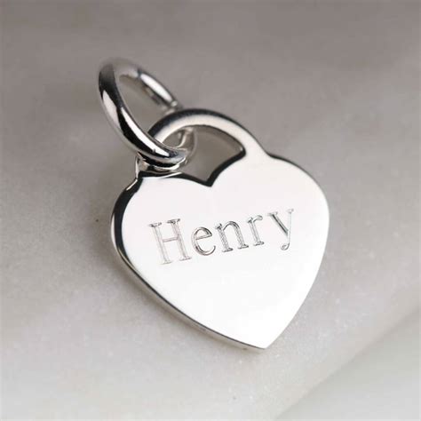 Engraved Sterling Silver Double Heart Charm Necklace By Nest Gifts