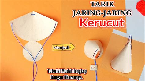 Cara Membuat Jaring Jaring Kerucut / Tarik Jaring Jaring Kerucut - YouTube