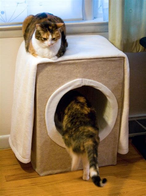 This is it: A DIY Cardboard Cat Condo March 10, 2012 | Mint Green ...