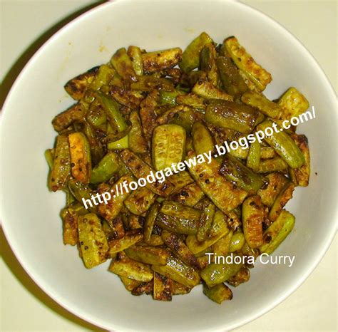 Indian Food Recipes: Tindora Curry