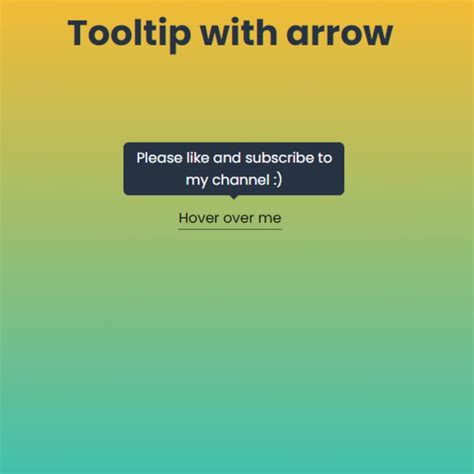 Creating Modern Tooltips with HTML and CSS: A Step-by-Step Tutorial
