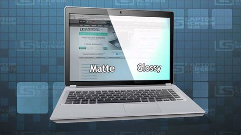 Matt vs Glossy / Surface finish type of a laptop screen - YouTube