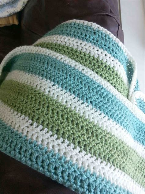 Made by Me. Shared with you.: Striped Crochet Afghan