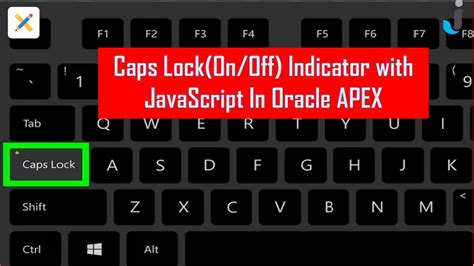 CapsLock(On/Off) Indicator with Javascript in Oracle APEX- Javainhand Tutorial