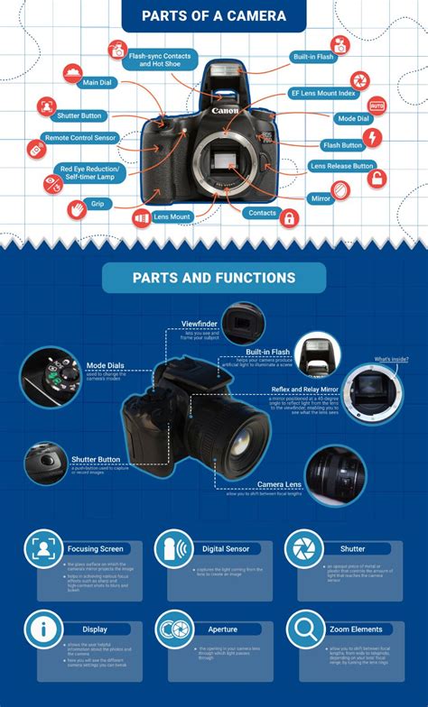 Adorama – Parts Of The Camera #Infographic - Visualistan