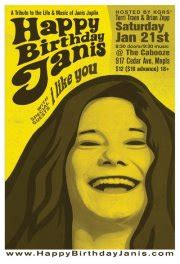 Happy Birthday, Janis Joplin! - Soul Flower Blog