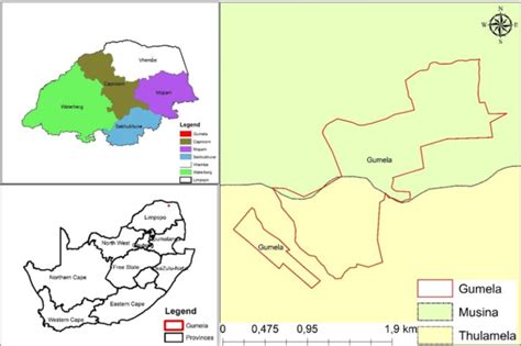 The Geographical Map Indicating the Location of Thulamela and Musina ...