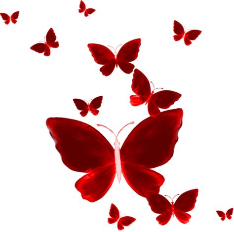 Red Butterfly Png