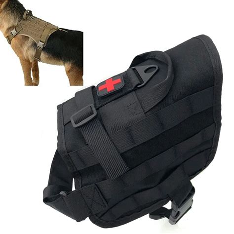 Army Military Hunting Dog Body Armor Tactical Vest Back Pack Charge ...