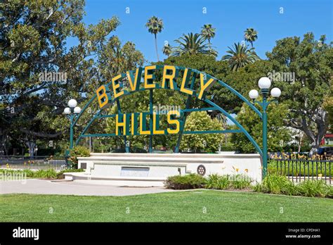 Beverly Hills sign, Beverly Hills, Los Angeles, California, United ...