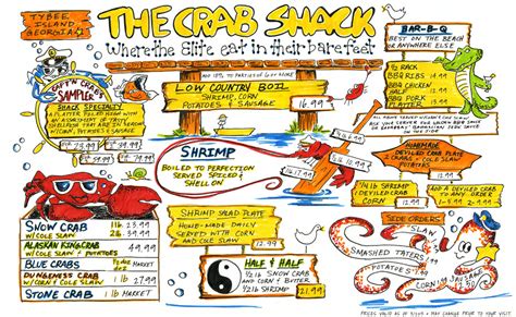 CrabShackMenu-1 | Crab shack, Tybee island, Crab shack menu