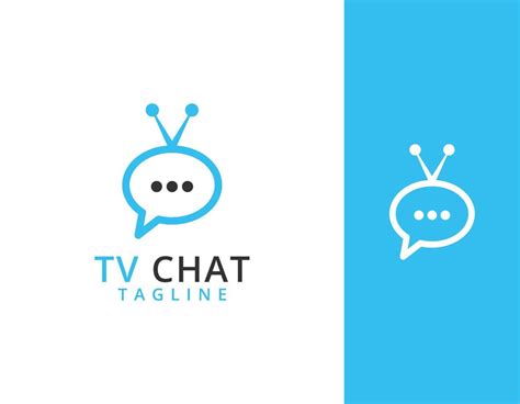 Talk show logo template, TV and chat icon concept 9887756 Vector Art at Vecteezy