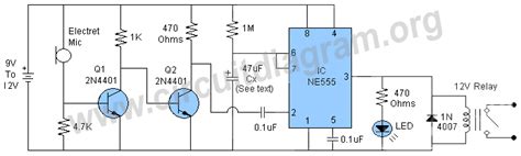 Clap Switch | Circuit Diagram