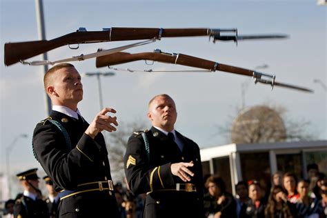 Army Drill Team Rifle Toss | Members of the U.S. Army Drill … | Flickr