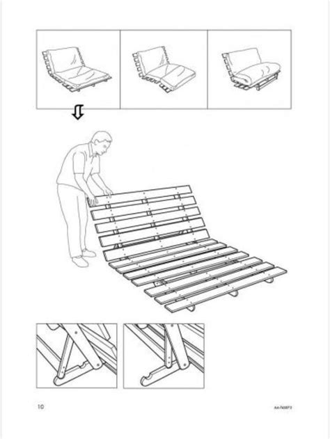 the instructions for folding chairs are shown in black and white, with an image of a man