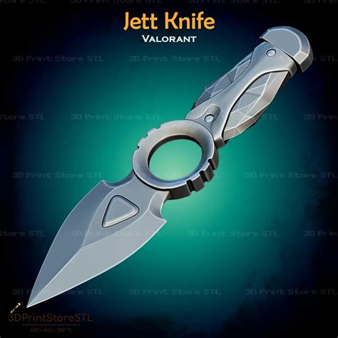 Jett Knife Cosplay Valorant - STL File | 3D models download | Creality Cloud