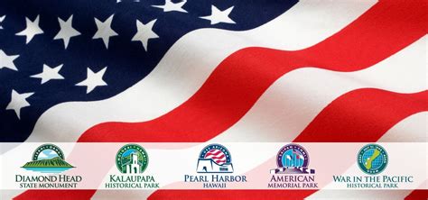 Official Pacific Historic Parks Souvenirs - US Flag For Veteran’s Day