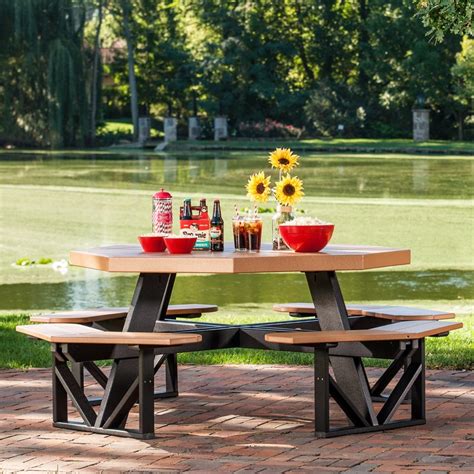 Poly Picnic Tables - Pittsburgh Swing Sets and Amish Lawn Furniture | Kauffman Family Marketplace