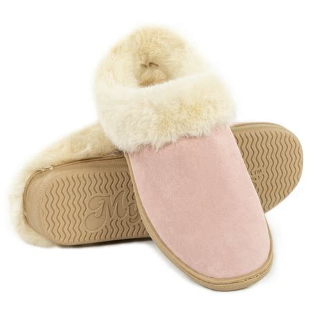 MySlipper Women's Size 10 Blush Slip-On Slippers By:MyPillow - Walmart.com