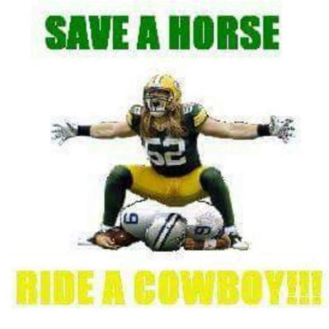 Lets go pack beat the Cowboys in the playoffs. | Packers funny, Green bay packers football, Nfl ...