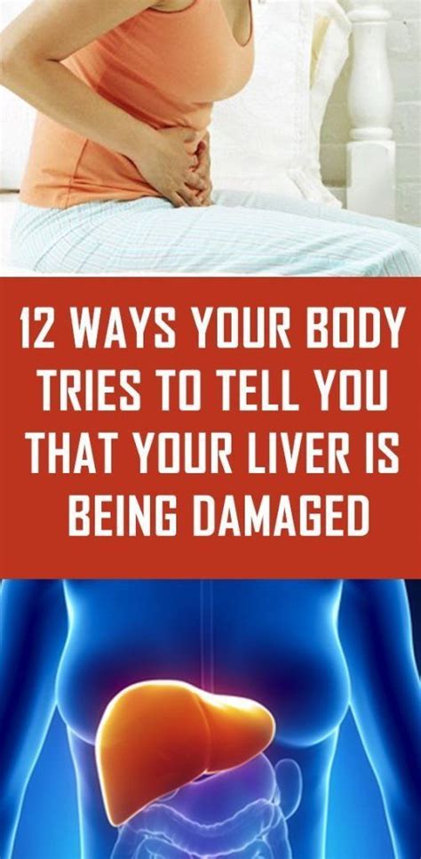 12 Ways Your Body Tries To Tell You That Your Liver Is Being Damaged ...