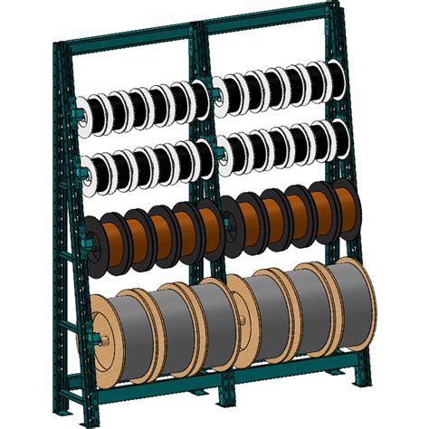 Wire Spool Racks (In Stock) | Industrial Cable Reel Racking