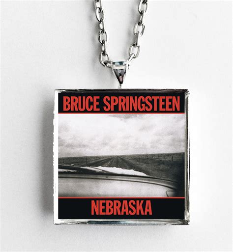 Bruce Springsteen - Nebraska - Album Cover Art Pendant Necklace – Hollee