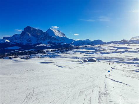 The Dolomites in Winter - Skiing in the Alpe di Siusi in Italy [a travel guide]