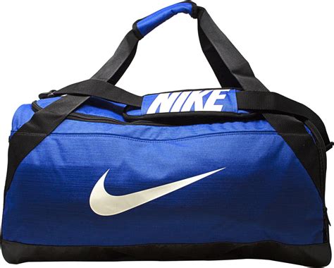 Nike Brasilia Duffel Polyester Duffle Bag - Game Royal / Black / White ...