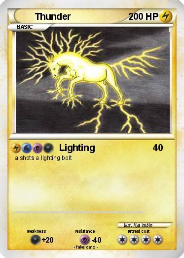 Pokémon Thunder 1214 1214 - Lighting - My Pokemon Card