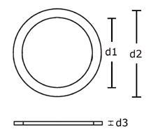 FIBRE WASHERS - DIMENSIONS