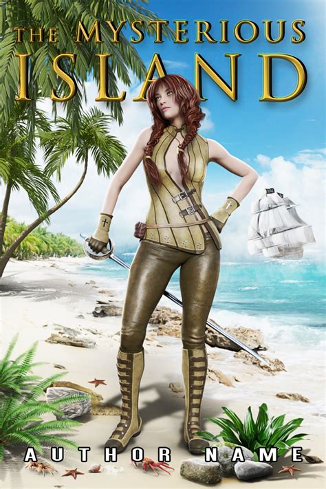 the Mysterious Island - The Book Cover Designer