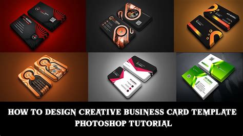 32+ Creative Business Card Template in PSD Photoshop Tutorial - YouTube