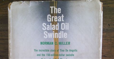 Bronte Capital: Book review: The Great Salad Oil Swindle