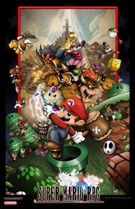 Super Mario RPG Legend of the Seven Stars Poster by whittingtonrhett on DeviantArt