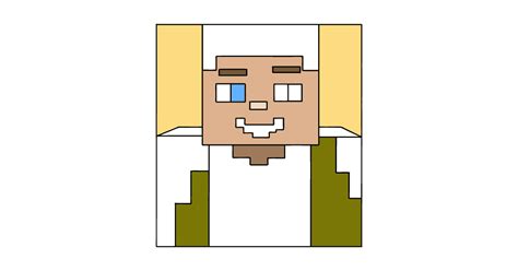 Desen de colorat Minecraft Grotesque Steve | Coloring-for-Kids.com