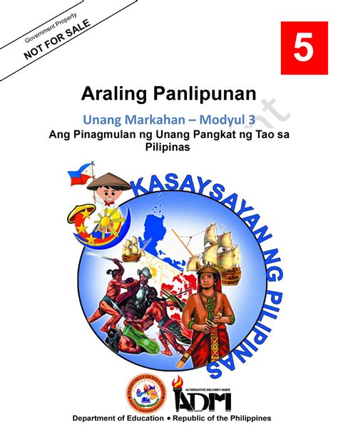 AP5 Q1 Mod3 Ang Pinagmulan ng Unang Pangkat ng Tao sa Pilipinas v5 ...