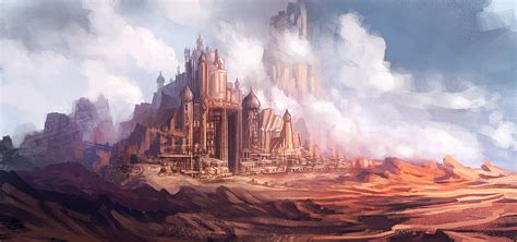 desert castle by xpe on DeviantArt