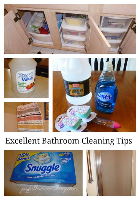 Bathroom Cleaning Tips - Joyful Homemaking