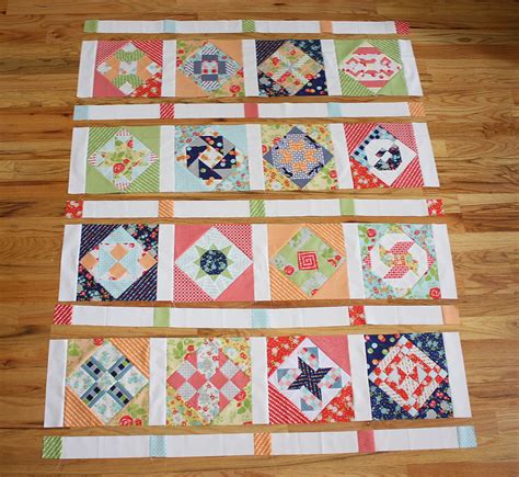 Virtual Quilting Bee - Sashing and Borders | Diary of a Quilter - a quilt blog