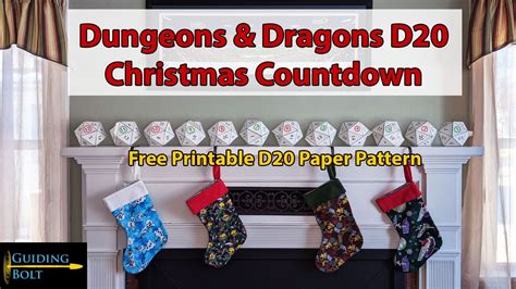 Dungeons & Dragons D20 Christmas Countdown | D&D Advent Calendar - YouTube