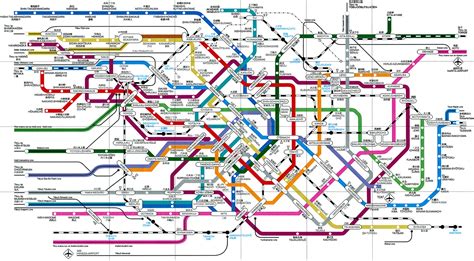 maps of dallas: Tokyo Subway Map