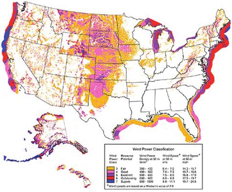 U.S. Wind Resource Map US wind resource map provided by the Wind ...