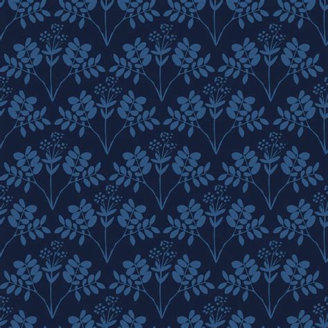 Dark Blue Floral Pattern 22946561 Vector Art at Vecteezy