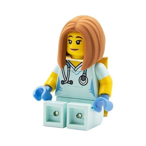 LEGO - Minifigures - Big minifigure. LEGO LED Zaklamp nurse - Catawiki