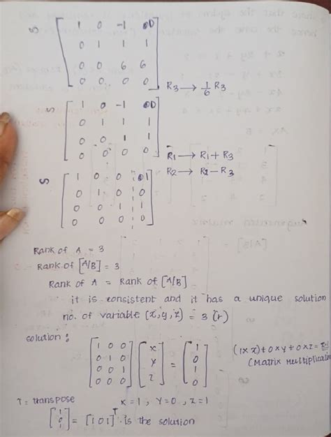 Partial Derivatives, Multiple Integrals Trigonometry and Matrices - Rank of A Rank WB] - 3 Rank ...