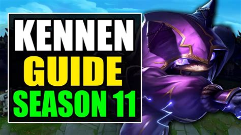 HOW TO PLAY KENNEN TOP SEASON 11 - (Best Build, Runes, Gameplay) - S11 ...