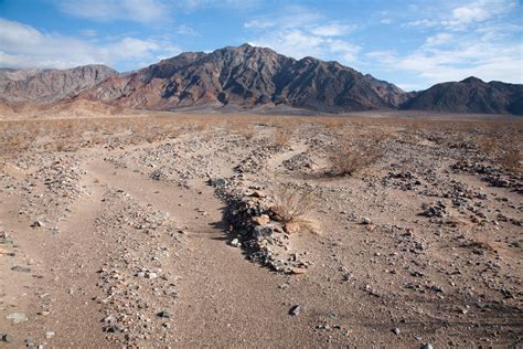 Gravel and sand on alluvial fan, Mojave Desert. – Geology Pics