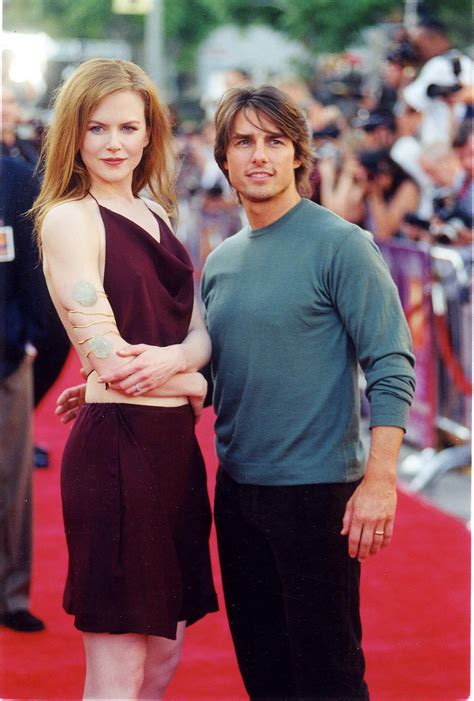 Tom Cruise stepped onto the red carpet with Nicole Kidman for their ...